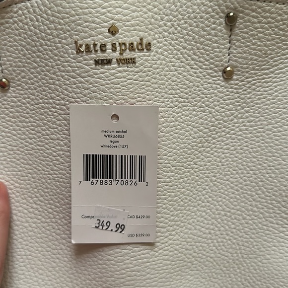 Kate Spade Medium Satchel White - Picture 5 of 5